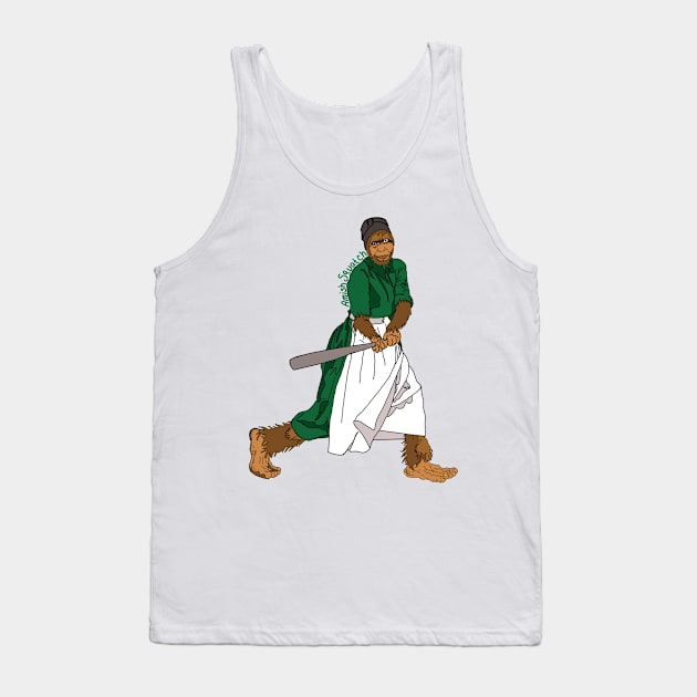 Amish Squatch Softball Tank Top by Cassie’s Cryptid Land